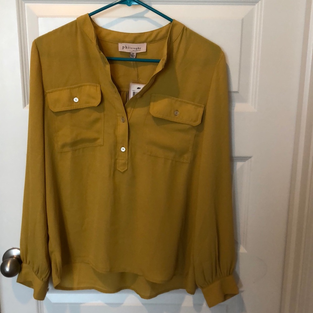 NWT philosophy blouse